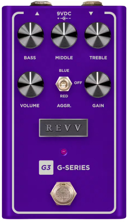 Revv G3 Distortion V2 - Overdrive, distortion & fuzz effect pedal - Main picture