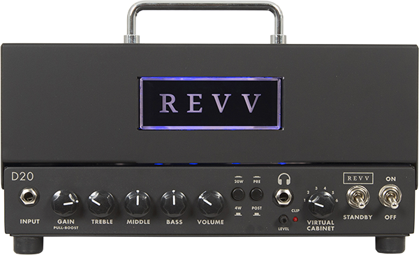 Electric guitar amp head Revv D20 Head 20W