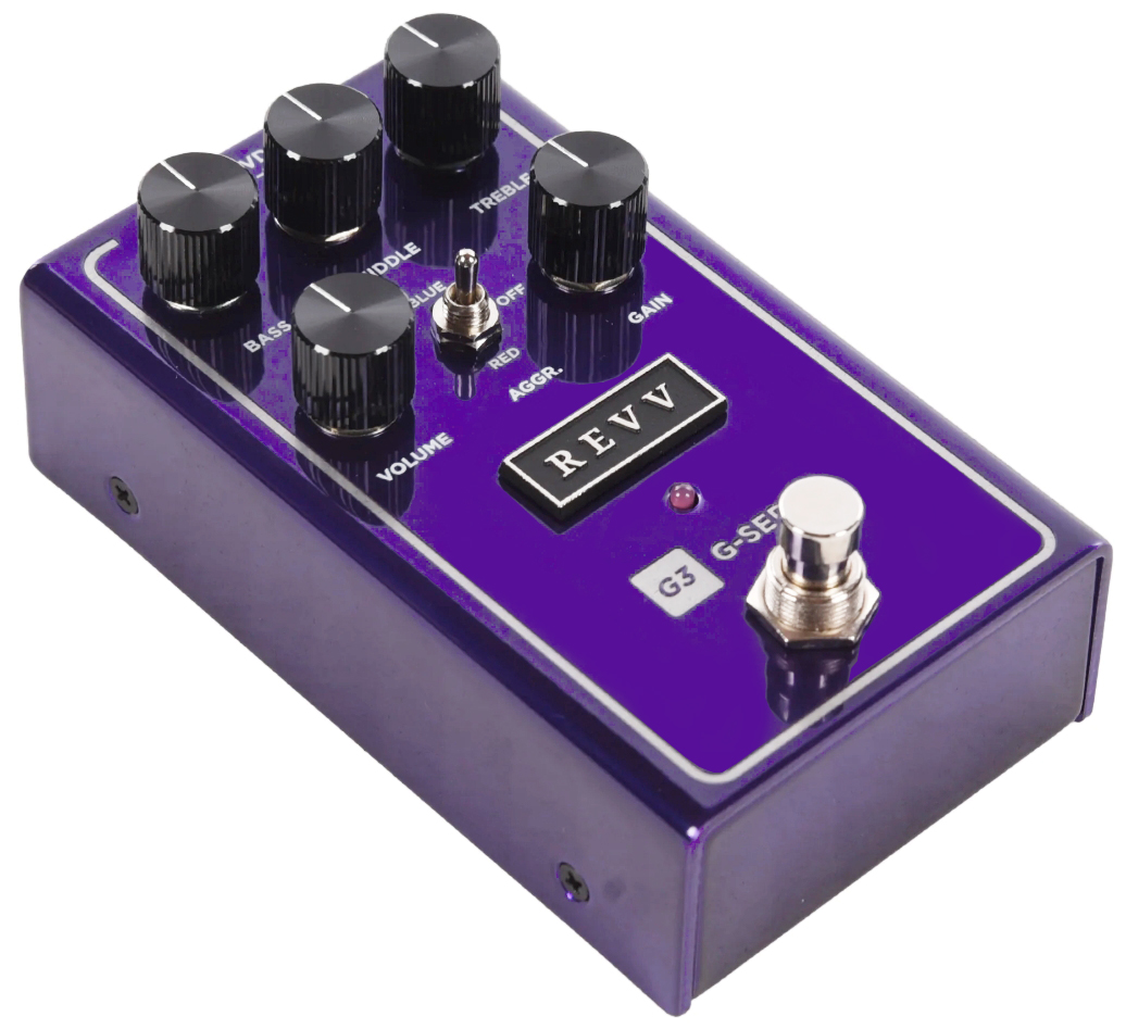 Revv G3 Distortion V2 - Overdrive, distortion & fuzz effect pedal - Variation 1