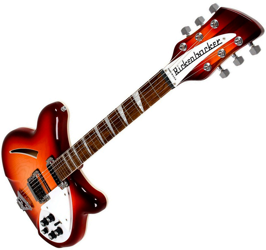 Rickenbacker 360 Fg 2h Ht Rw - Fire Glow - Semi-hollow electric guitar - Variation 1