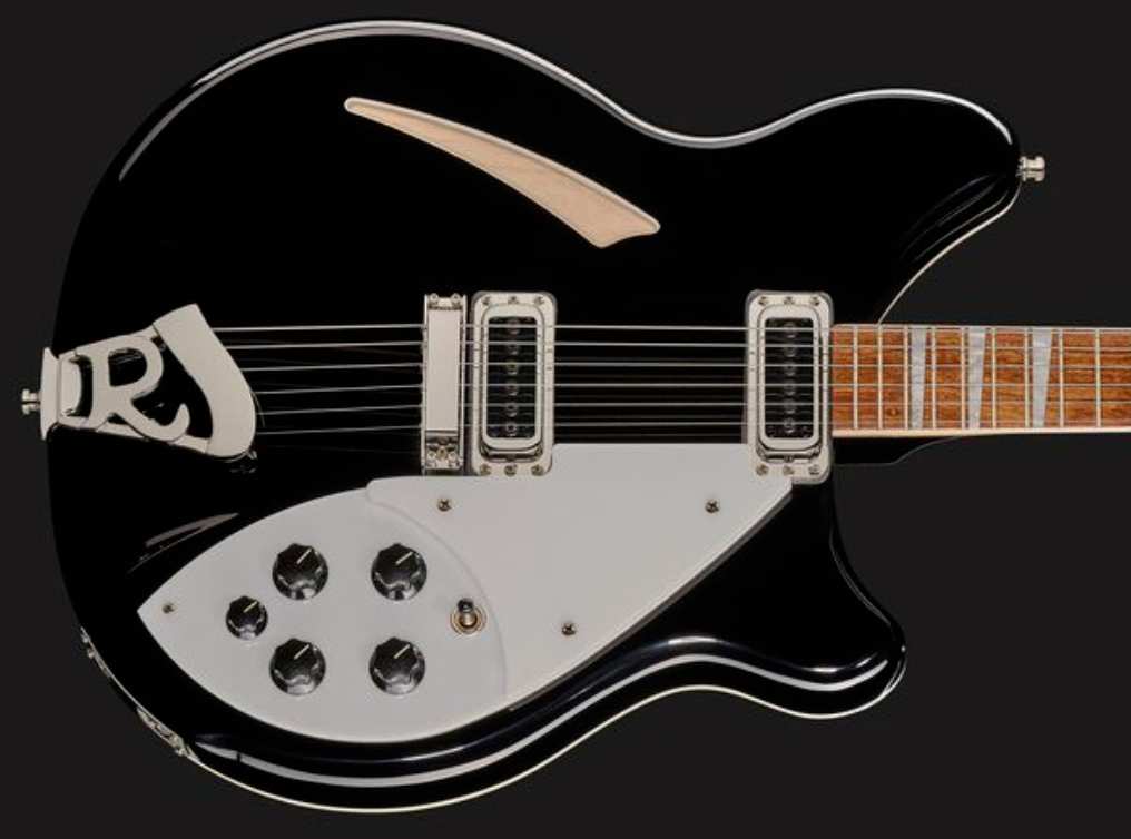 Rickenbacker 360 Jg 2h Ht Rw - Jet Glow - Semi-hollow electric guitar - Variation 1