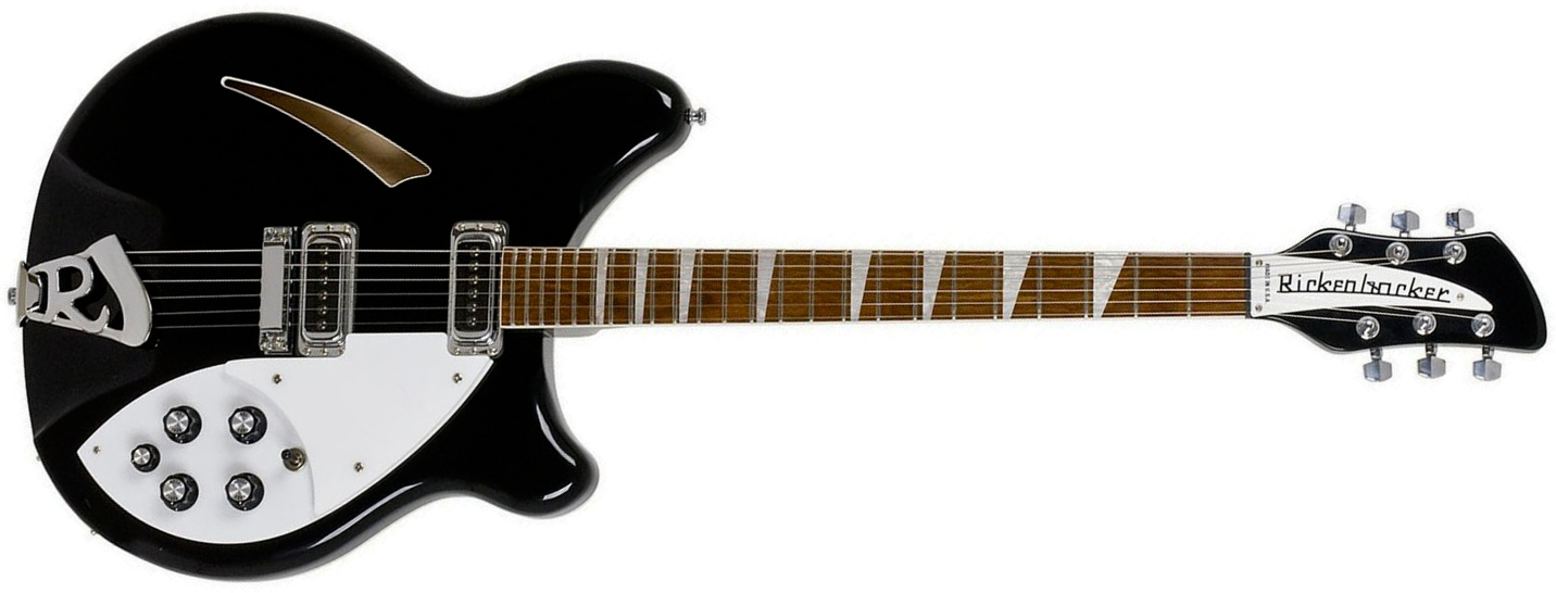 Rickenbacker 360 Jg 2h Ht Rw - Jet Glow - Semi-hollow electric guitar - Main picture