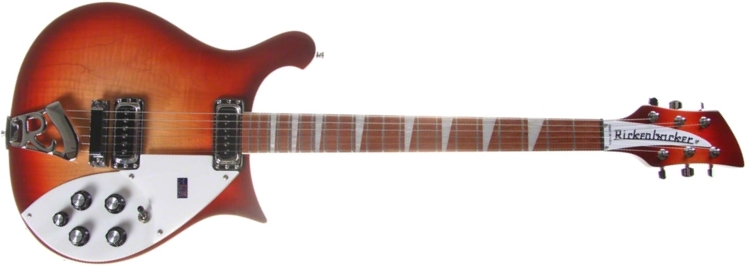 Rickenbacker 620 Fg Ss Ht Rw - Fireglo - Retro rock electric guitar - Main picture