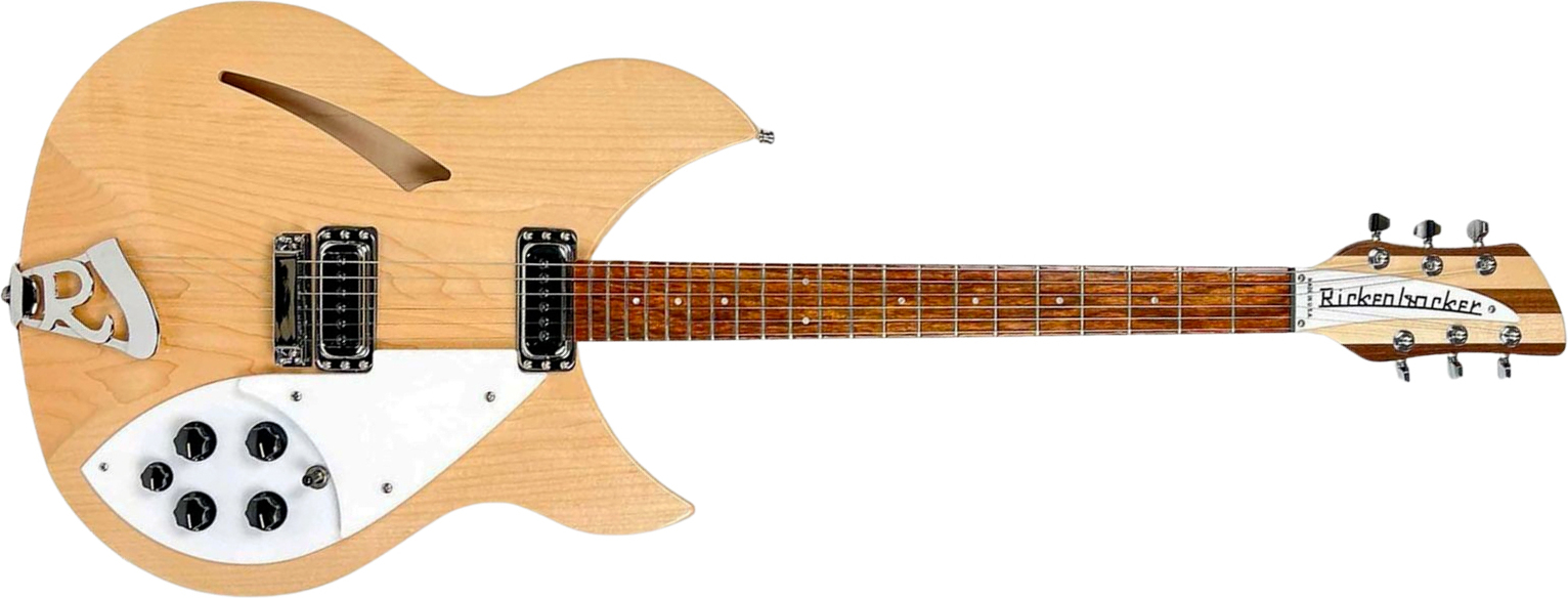 Rickenbacker Model 330 Mg 2s Ht Rw - Natural - Semi-hollow electric guitar - Main picture
