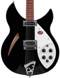 Semi-hollow electric guitar Rickenbacker 330 - Jetglo - Jetglo