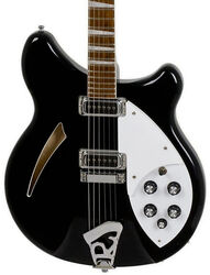 Semi-hollow electric guitar Rickenbacker 360 JG - Jet glow