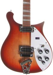 Retro rock electric guitar Rickenbacker 620 FG - Fireglo