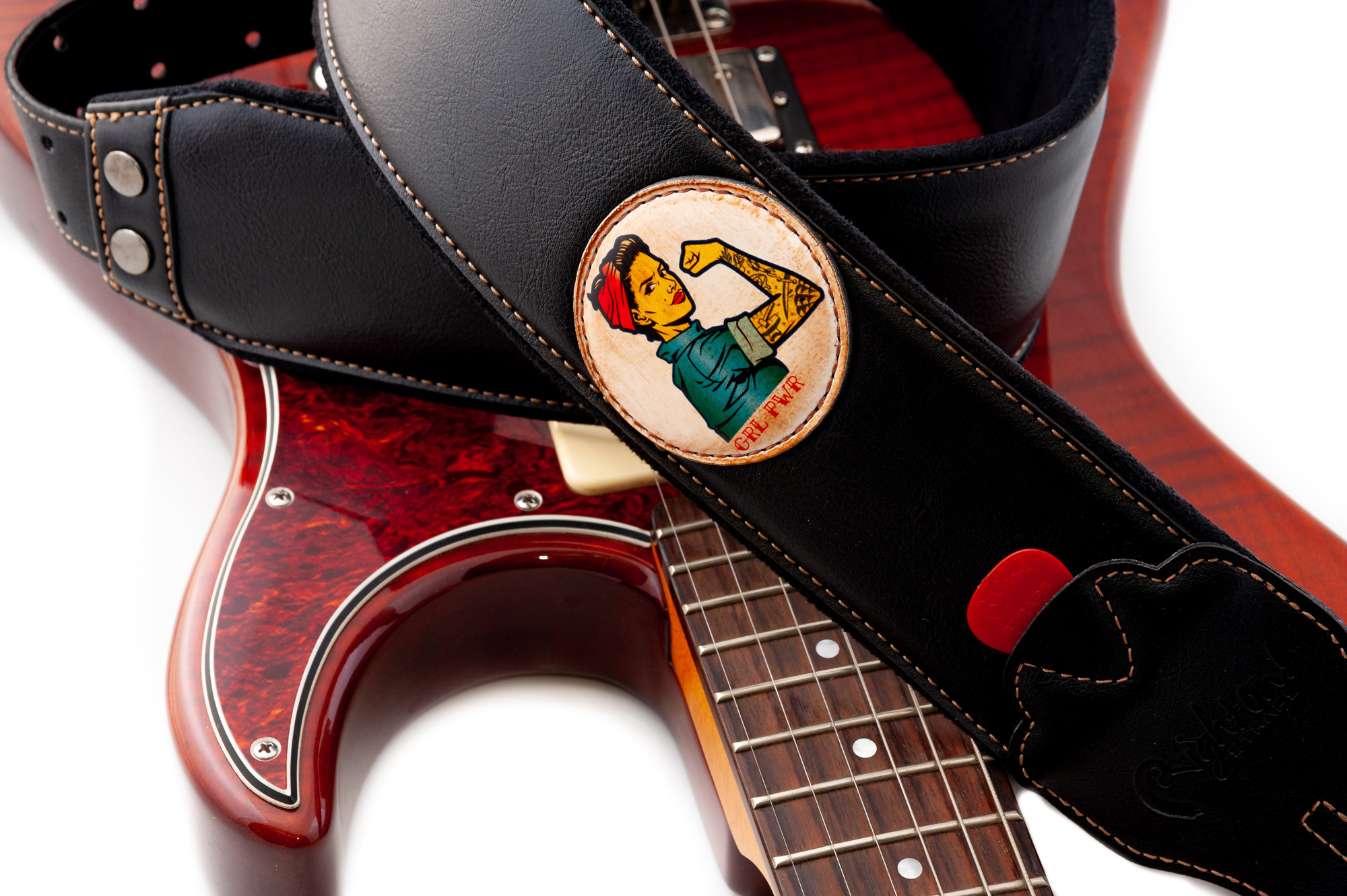 Righton Straps Courroie Vegan Tatoo Pin-up - Guitar strap - Variation 4