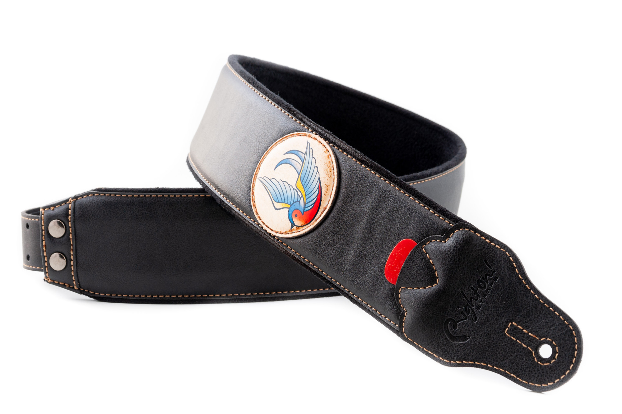 Righton Straps Courroie Vegan Tatoo Swallow - Guitar strap - Variation 1