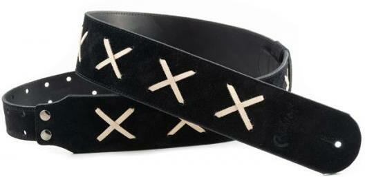 Righton Straps Courroie Cuir Righton Legend Dg Noir - Guitar strap - Main picture