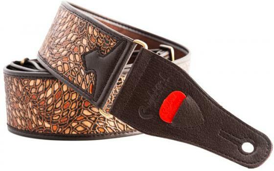 Righton Straps Courroie Vegan Righton Alien Brun - Guitar strap - Main picture