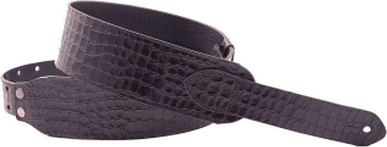 Righton Straps Courroie Vegan Righton Alligator Noir - Guitar strap - Main picture