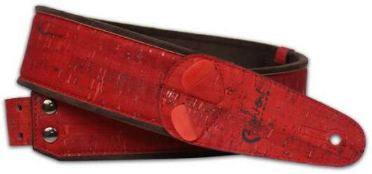 Righton Straps Courroie Vegan Righton Cork Rouge - Guitar strap - Main picture