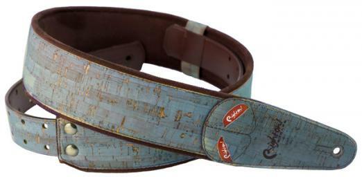 Righton Straps Courroie Vegan Righton Cork Teal - Guitar strap - Main picture