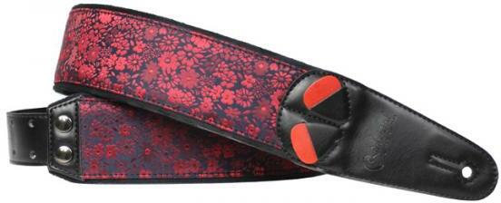 Righton Straps Courroie Vegan Righton Daisy Rouge - Guitar strap - Main picture