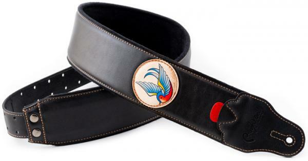 Righton Straps Courroie Vegan Tatoo Swallow - Guitar strap - Main picture