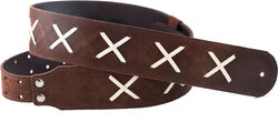 Guitar strap Righton straps Leather Strap Legend DG Brown