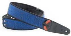 Guitar strap Righton straps Vegan Belt Righton Sandokan Blue