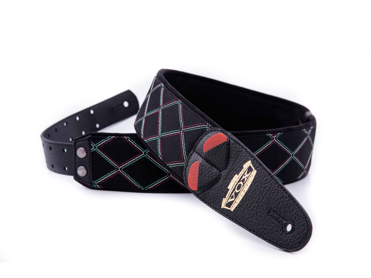 Righton Straps Vegan Mojo Vox Guitar Strap 2.3inc Black - Guitar strap - Variation 1