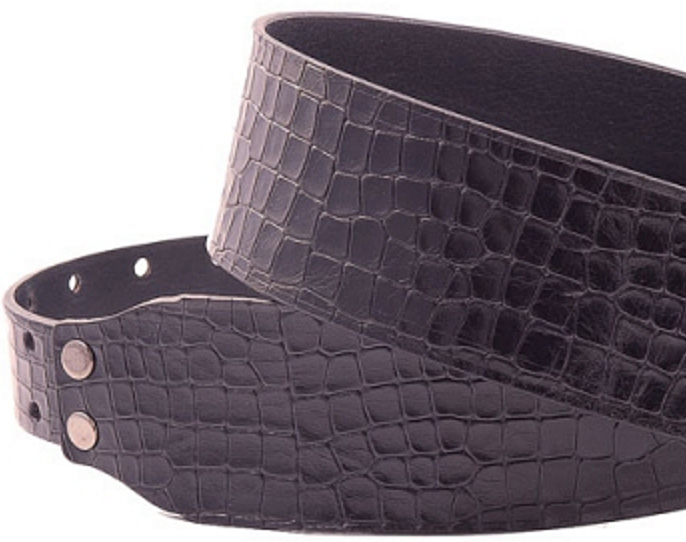 Righton Straps Courroie Vegan Righton Alligator Noir - Guitar strap - Variation 1