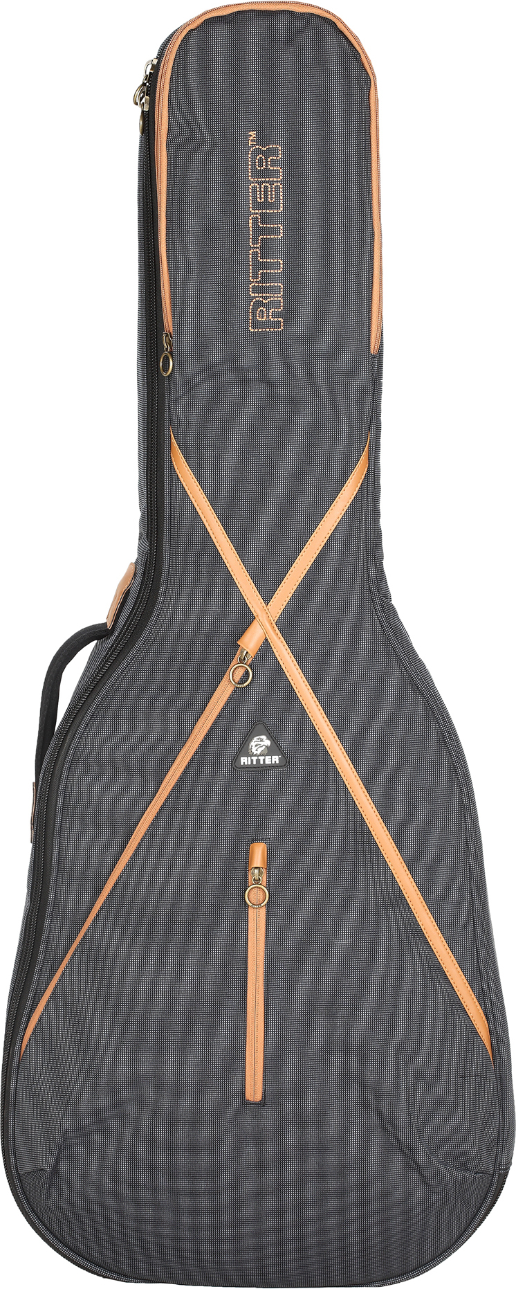 Ritter Housse Classique 4/4 Gris Fonce - Classic guitar gig bag - Main picture