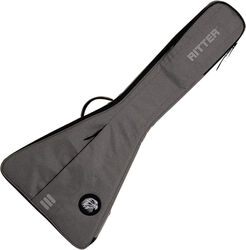 Electric guitar gig bag Ritter Carouge RGC3-V.EGR Flying V Electric Guitar Bag - Elephant Grey