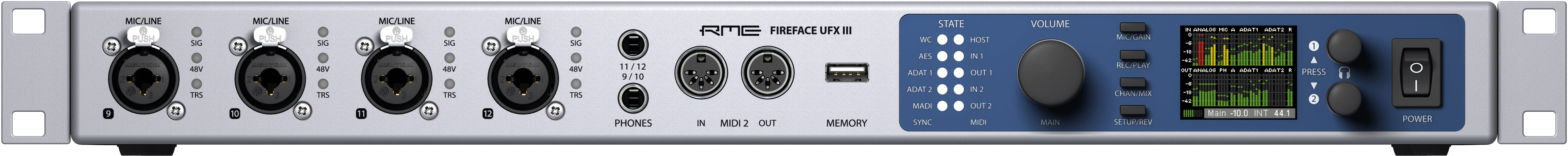 Rme Fireface UFX III Usb audio interface Rme Fireface UFX III Usb audio interface