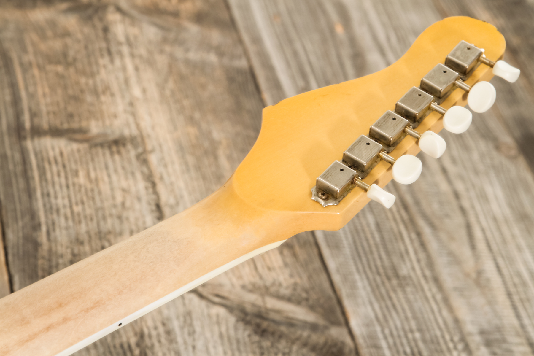 Roadrunner Federal Mod T Hs Ht Rw #23114 - Shoreline Gold Soft Distress - Retro rock electric guitar - Variation 10