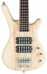 Solid body electric bass Rockbass Corvette $$ 5-String - Natural