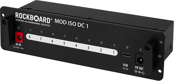 Rockboard Mod Iso Dc1 - Boitier D'alimentation 8 X 9v IsolÉes Pour Emplacement Module - More access for guitar effects - Main picture