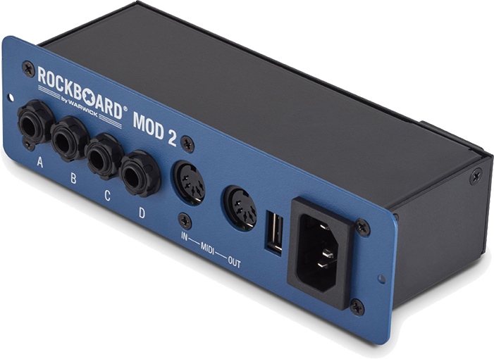 Rockboard Patchbay 4 Jack + 2 Midi Mini Module 2 - More access for guitar effects - Main picture