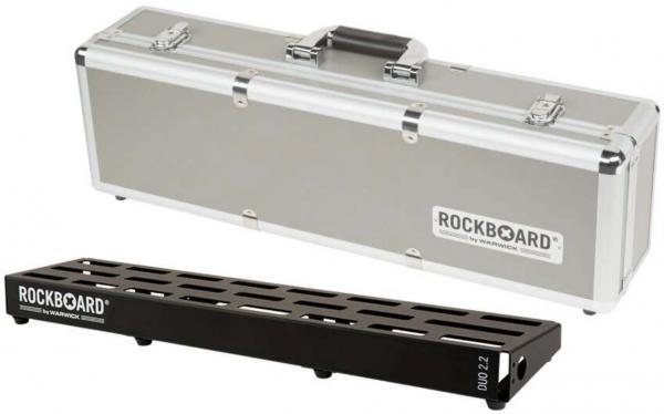 Flightcase pedalboard for effect pedal Rockboard DUO 2.2 C Pedalboard with Flight Case