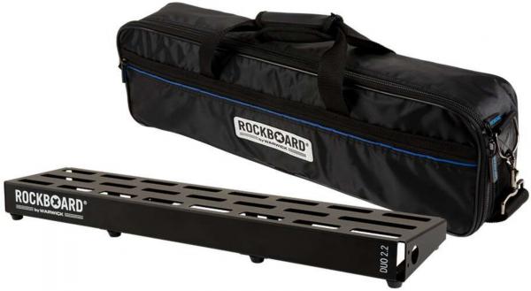 Flightcase pedalboard for effect pedal Rockboard DUO 2.2 B Pedalboard with Gig Bag
