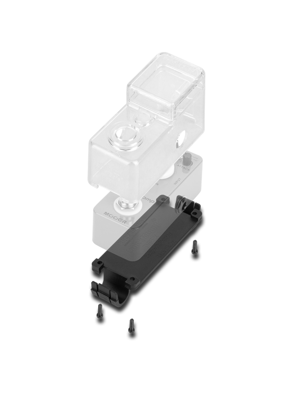 Rockboard Pedalsafe Et Quickmount Type K1 Pour PÉdale Mooer Micro Series Avec Un Knob Large - More access for guitar effects - Variation 2