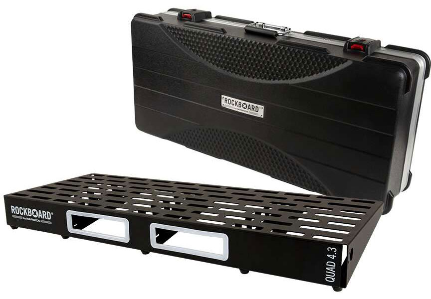 Rockboard QUAD 4.3 A With ABS Case Flightcase pedalboard for effect pedal