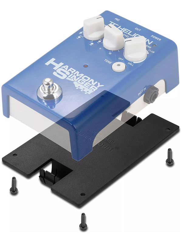 Rockboard Quickmount Type N Pour PÉdale Tc-helicon Harmony Singer 2, Duplicator, Mic Mechanic 2 - More access for guitar effects - Variation 2