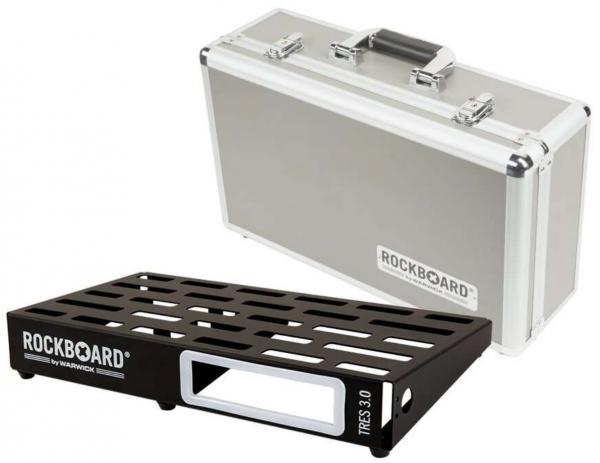 Flightcase pedalboard for effect pedal Rockboard TRES 3.0 C With Flight Case