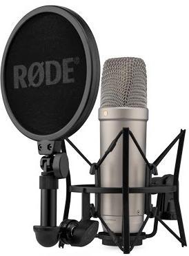 Microphone pack with stand Rode NT1 GEN 5 (argent)