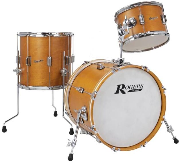 Rogers Twr-0318hx-sfws Tower Series - 3 FÛts - Fruitwood Stain - Standard drum kit - Main picture