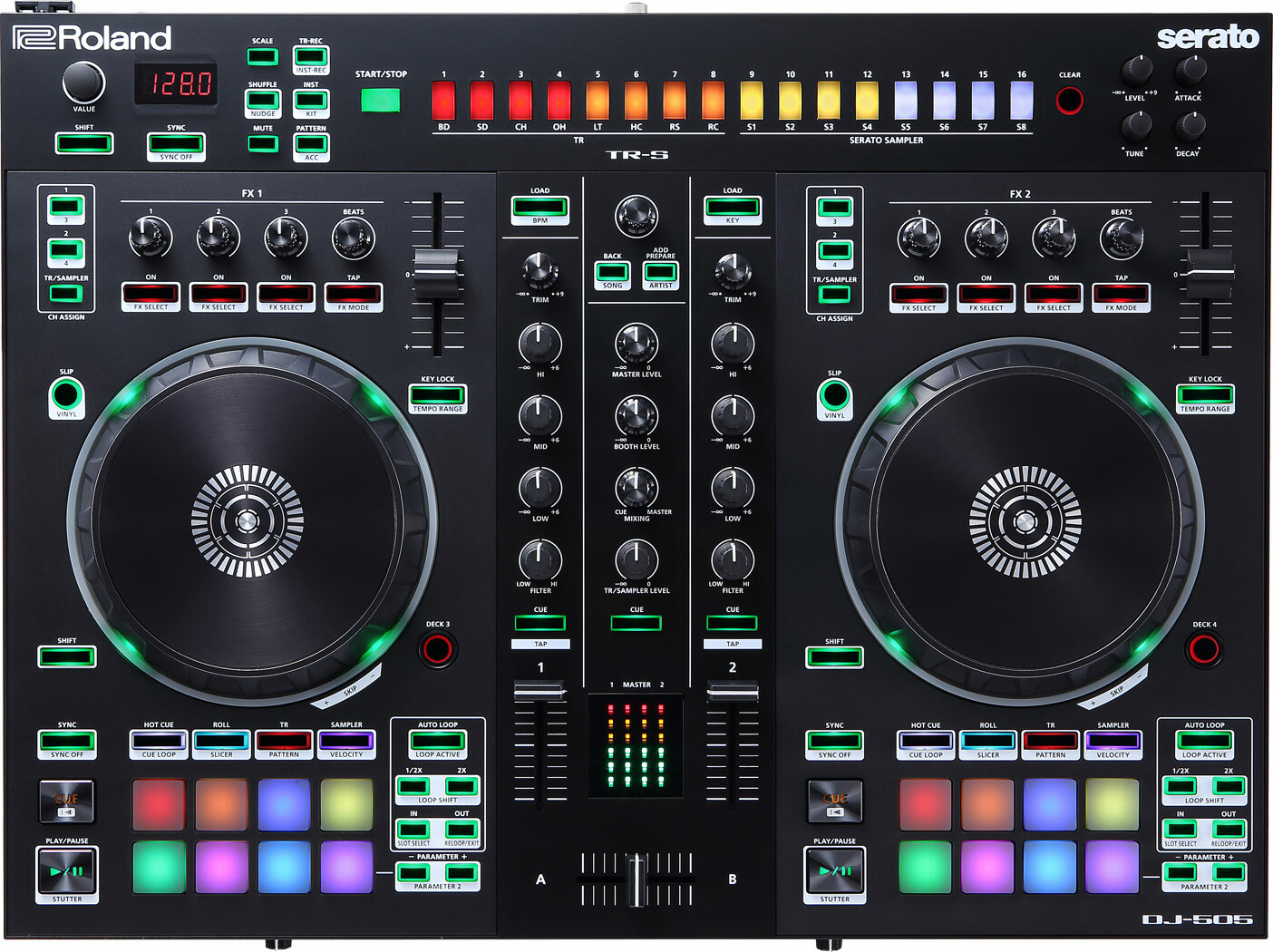 Roland Dj-505 - USB DJ controller - Main picture