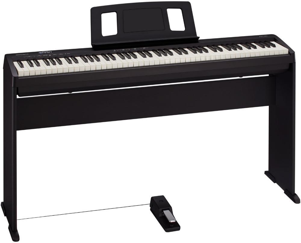 Portable digital piano Roland FP-10 BK + Stand  KSCFP10