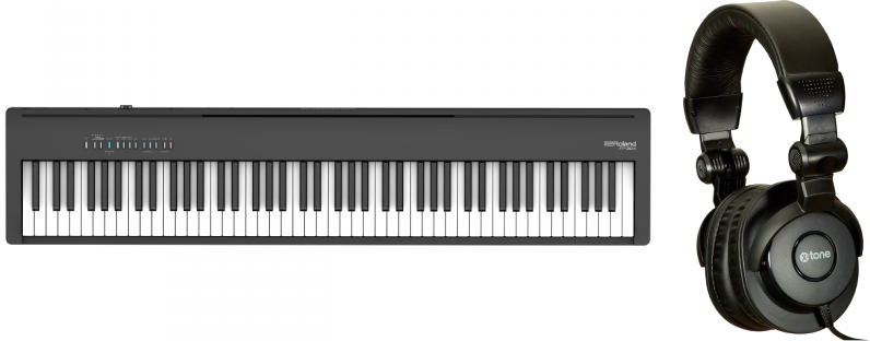 Roland Fp-30x Bk Noir  + X-hp1 - Keyboard set - Main picture