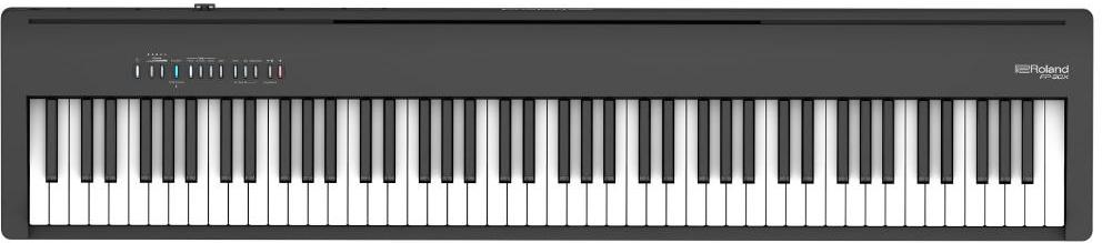 Portable digital piano Roland FP-30X BK - Noir