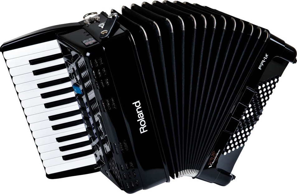 Roland Fr 1x  Clavier Black V Accordeon - Chromatic accordion - Main picture