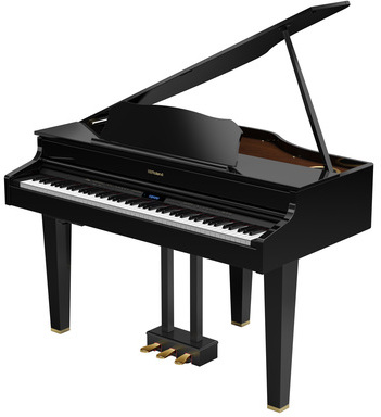 Roland Gp607 - Polished Ebony - Digital piano with stand - Main picture