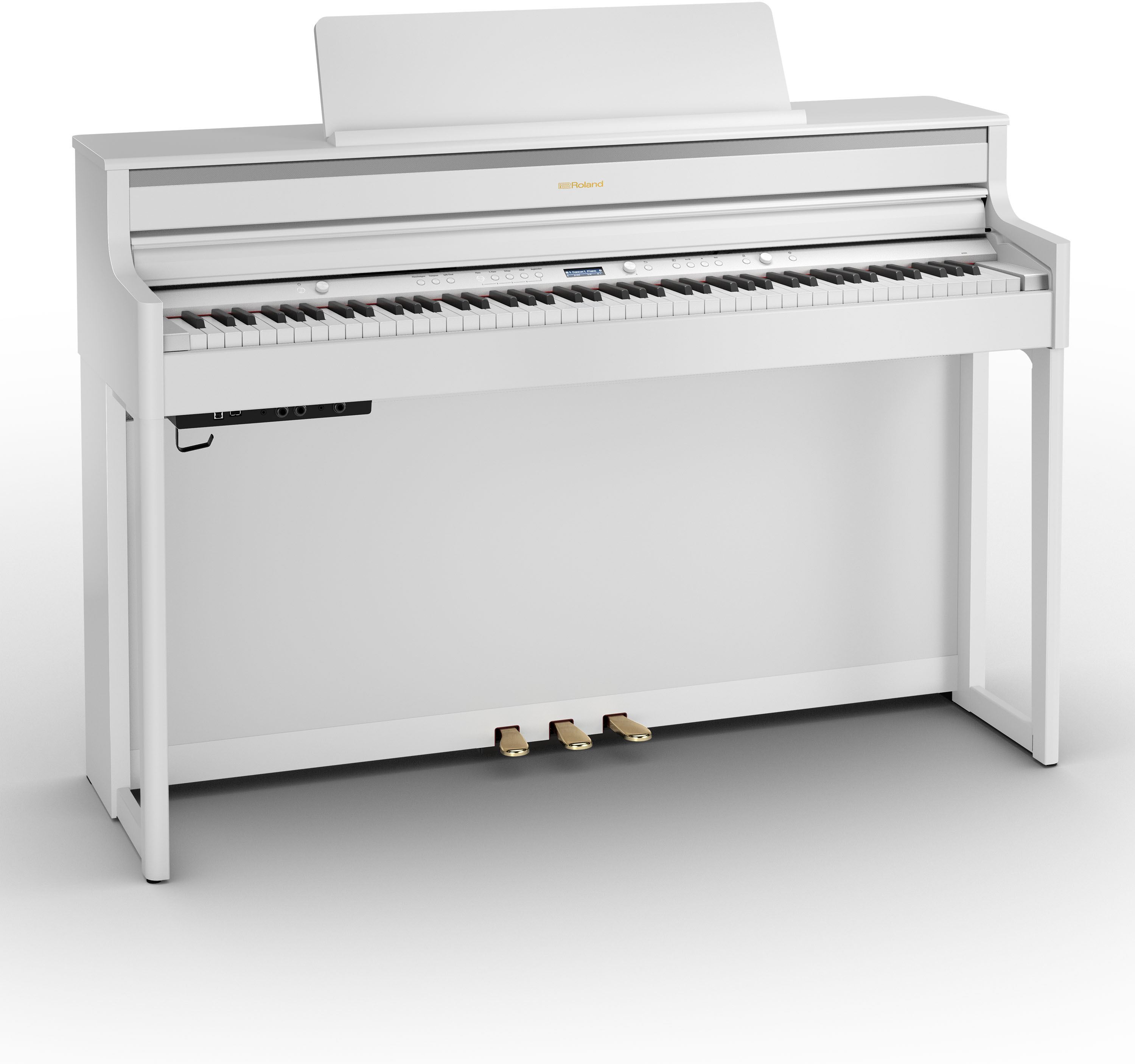 Roland Hp704 Wh White - Digital piano with stand - Main picture