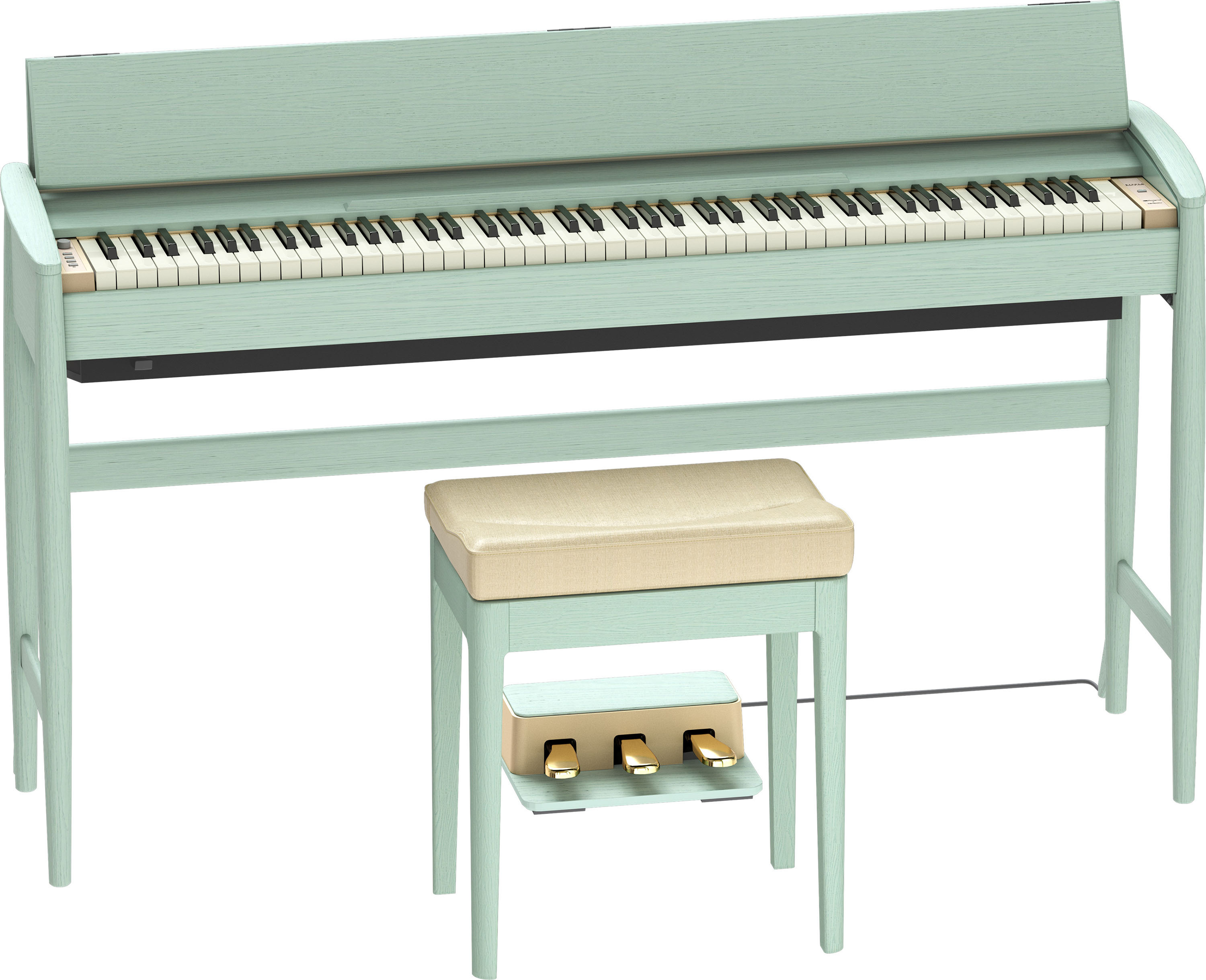Roland Kiyola Kf-20 - Vert Celadon - Digital piano with stand - Main picture
