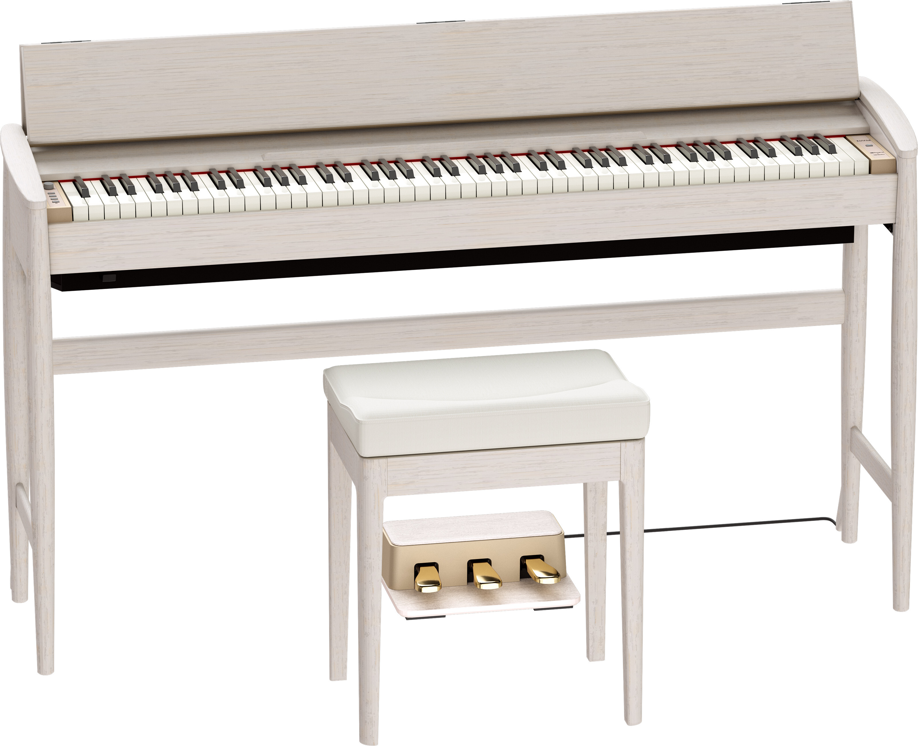Roland Kiyola Kf-20 - Blanc Pur - Digital piano with stand - Main picture