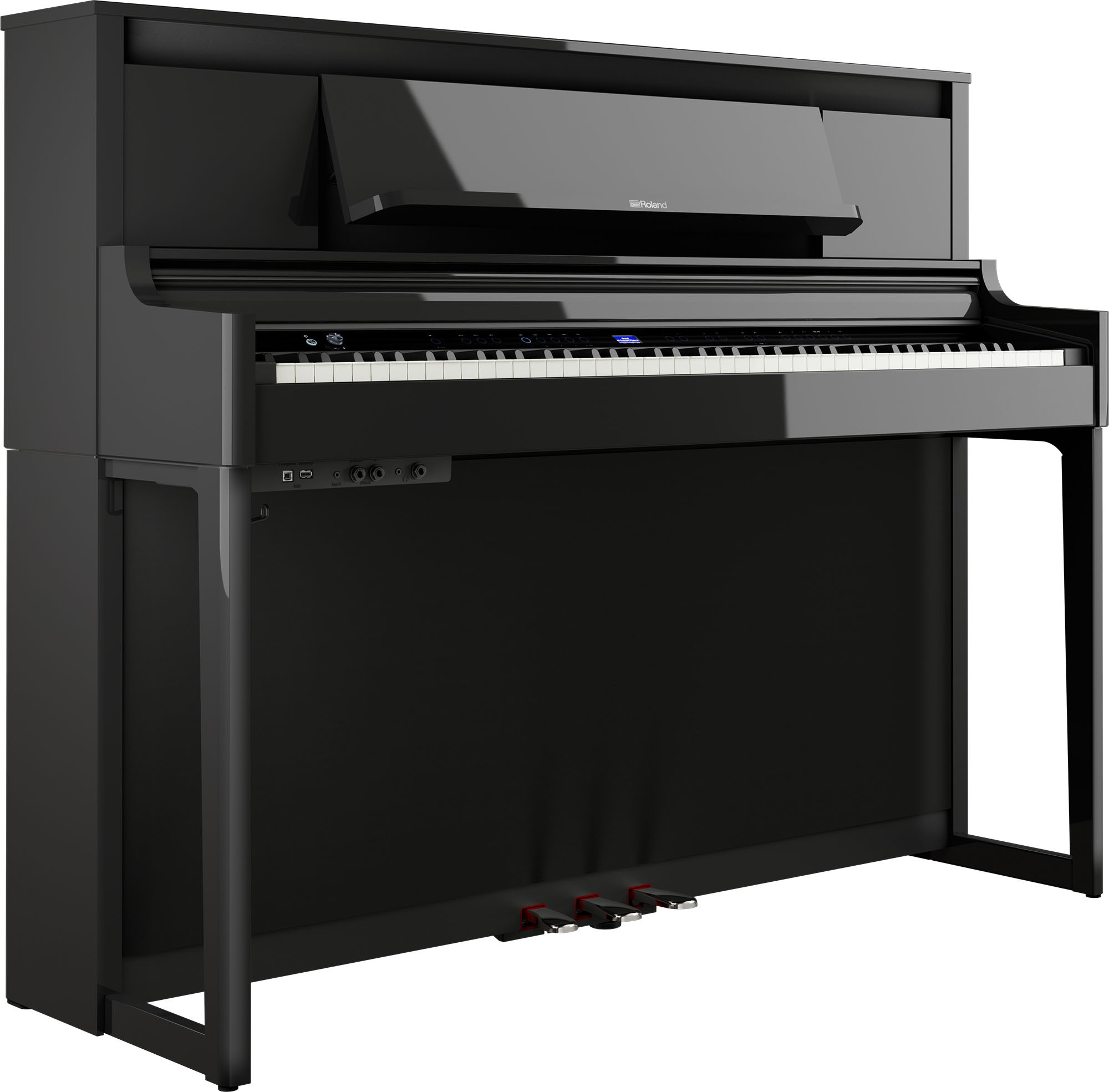 Roland Lx-6 Pe - Polished Ebony - Digital piano with stand - Main picture