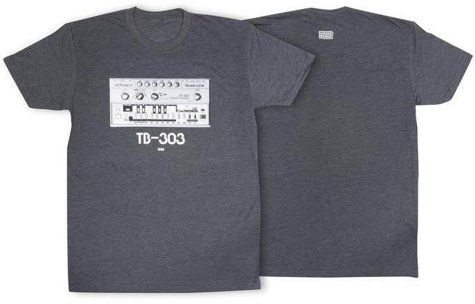 T-shirt Roland TB-303 Crew T-Shirt Charcoal - L
